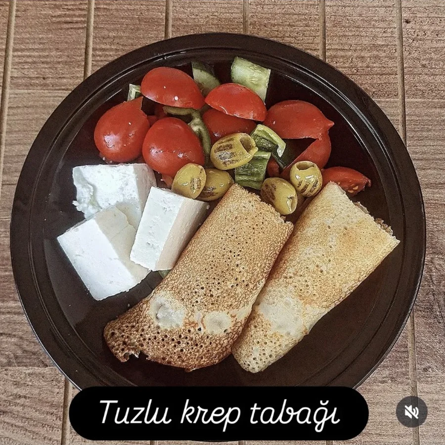 Zen Sandviç tuzlu krep tabağı