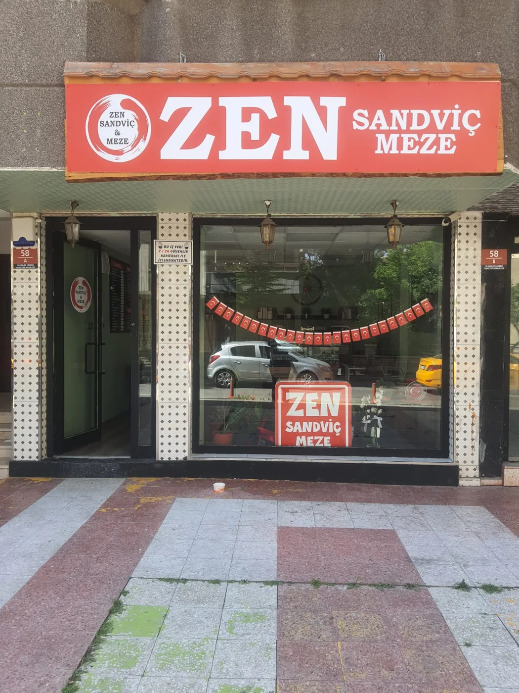 Zen Sandviç ve Meze dış cephe